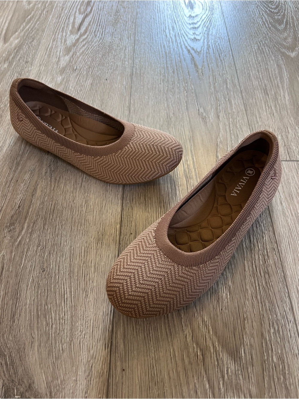 Vivaia Round-Toe Flats (Claire) in Espresso Brown - Picture 8 of 16